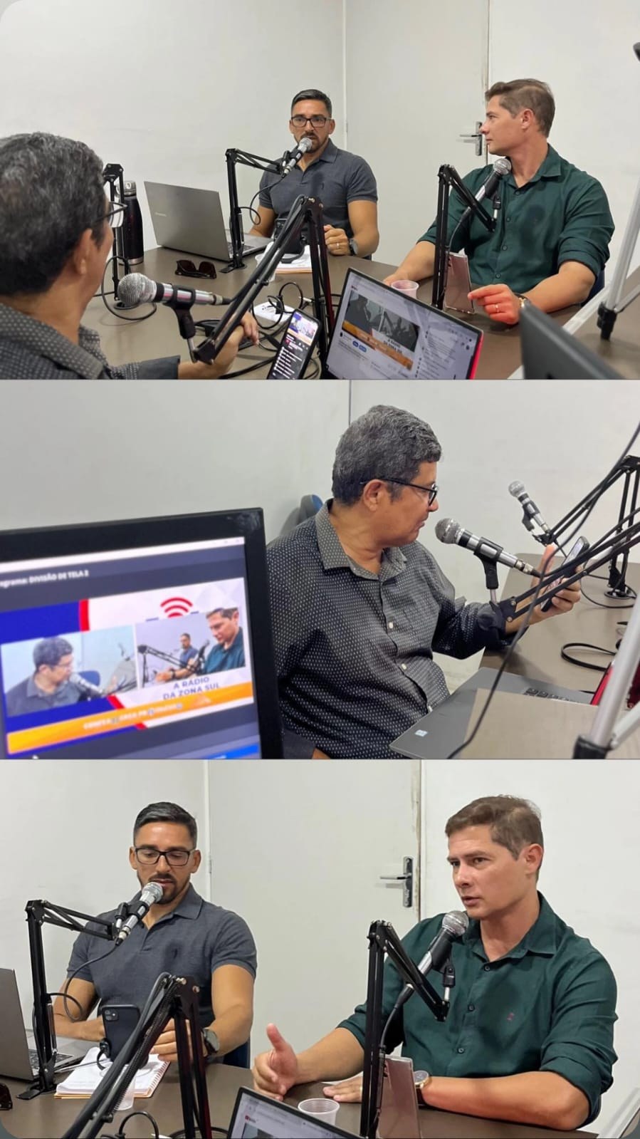 Helmar Aquino em gravações, entrevistas e atividades técnicas